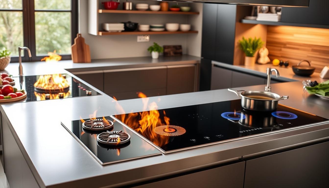 Descubra os estilos mais populares de cooktops para chefs caseiros