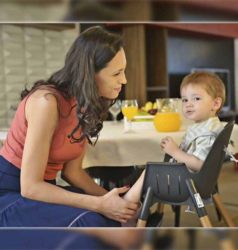 cadeirinha de alimentação para bebê